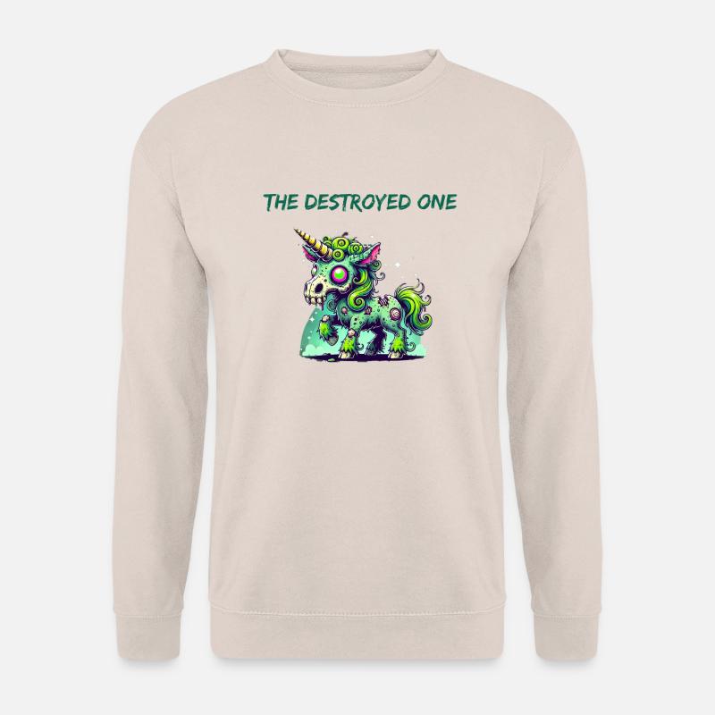 Zombie Einhorn - Unisex Pullover - Sand