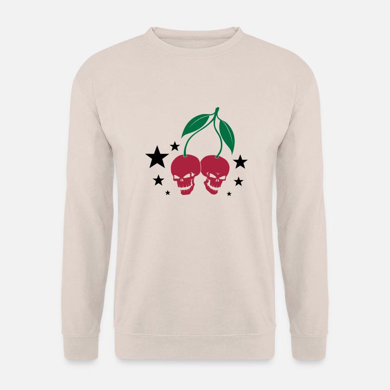 Cherry Skulls - Unisex Pullover - Sand