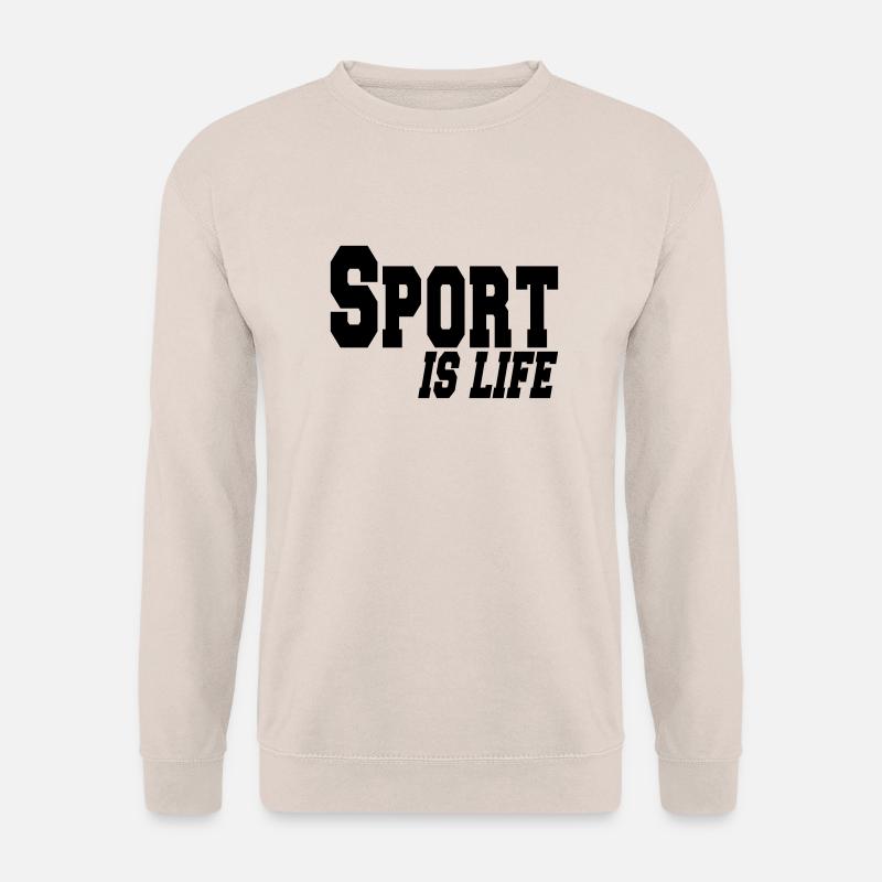 sport is life - Unisex Pullover - Sand