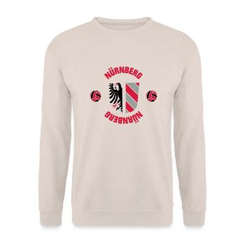 Nürnberg (ID: 001013) - Unisex Pullover - Sand - Vorne - Alina (178cm) & Michal (187cm)