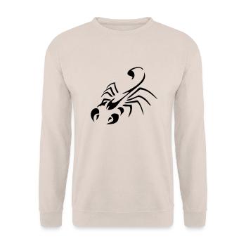 scorpione - Unisex Sweatshirt - sand - Front - Alina (178cm) & Michal (187cm)