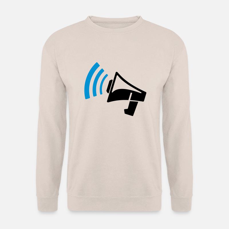 Megaphon Geschenk - Unisex Pullover - Sand