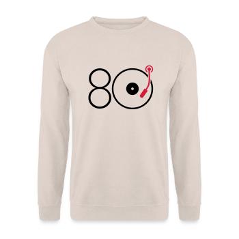 Musik der 80er - Unisex Pullover - Sand - Vorne - Alina (178cm) & Michal (187cm)