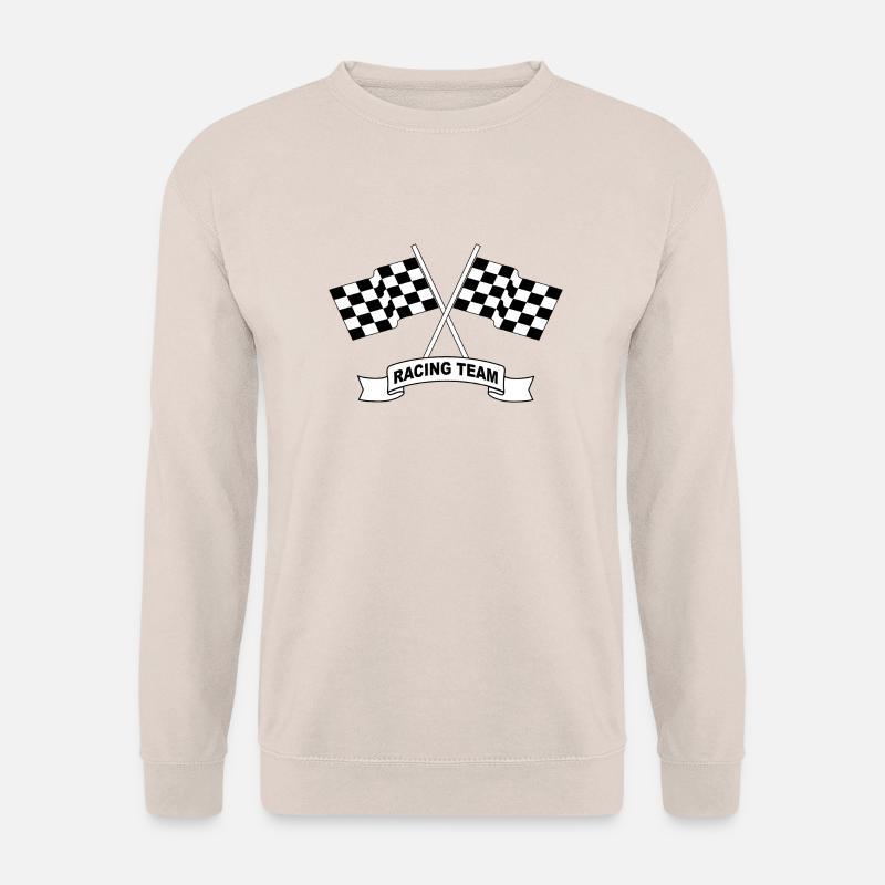 racing team flags - Unisex Pullover - Sand