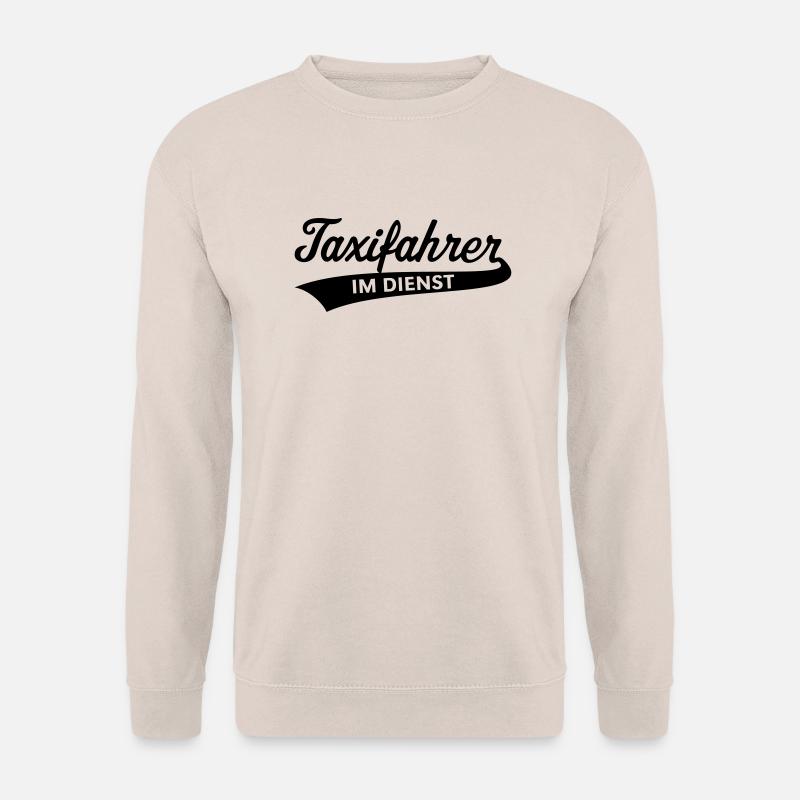 Taxifahrer Im Dienst! (Taxi / Allzeit Bereit) - Unisex Pullover - Sand