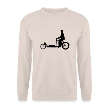 Long John Bicycle - Unisex Pullover - Sand - Vorne - Alina (178cm) & Michal (187cm)