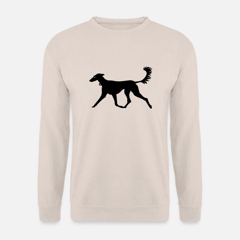 Windhund / greyhound (1c) - Unisex Pullover - Sand