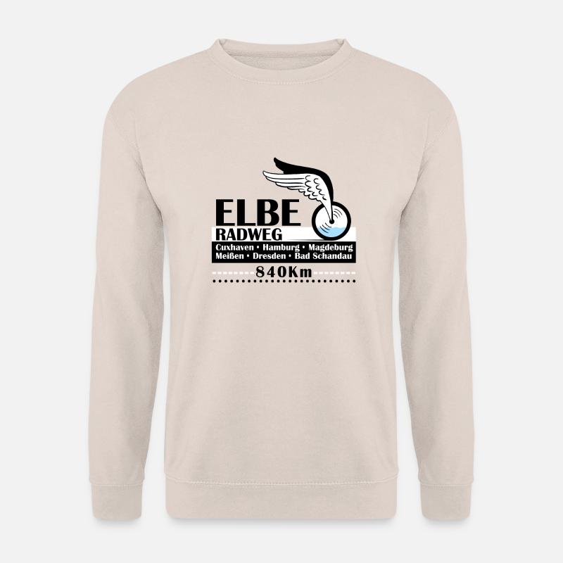 Elbe Radweg - Unisex Pullover - Sand