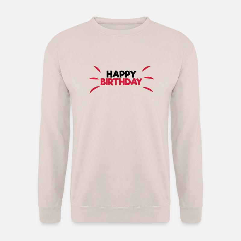 Happy Birthday - Bluza unisex - piaskowy