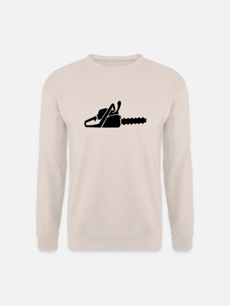 Kettensäge Icon - Unisex Pullover - Sand