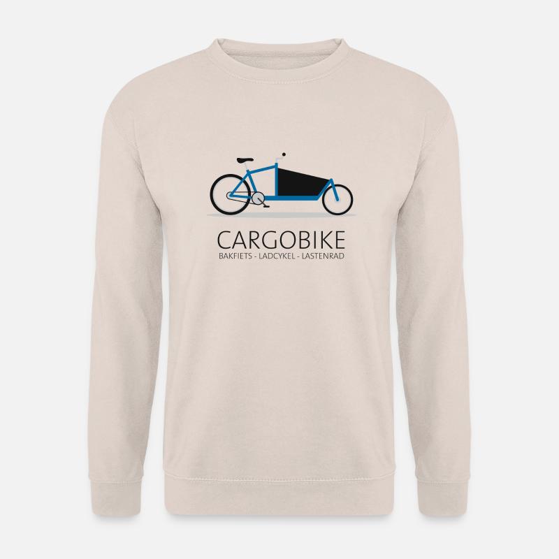 Cargobike Bakfiets Ladcykel Lastenrad - Unisex Pullover - Sand