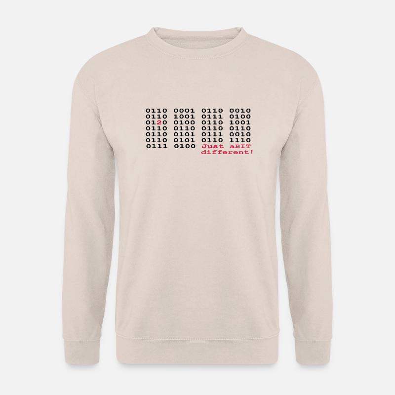 just a BIT different (2) - Unisex Sweatshirt - sand