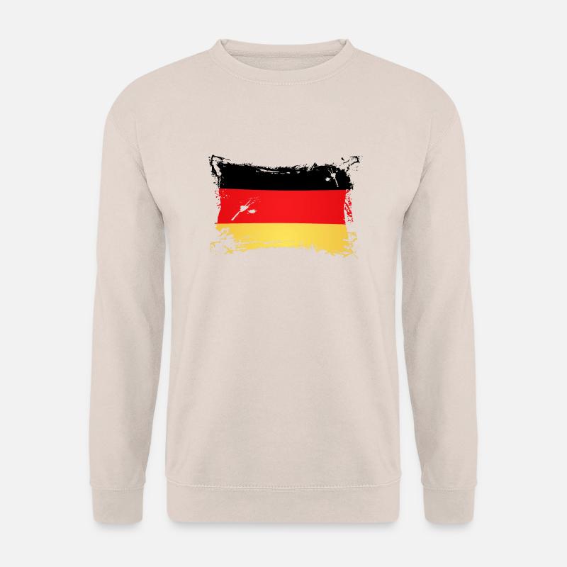 Flagge Deutschland / German Flag - Unisex Pullover - Sand