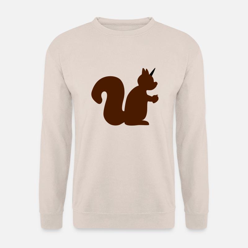 Einhorn Eichhörnchen - Unisex Pullover - Sand