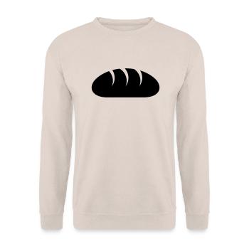Brot - Unisex Pullover - Sand - Vorne - Alina (178cm) & Michal (187cm)