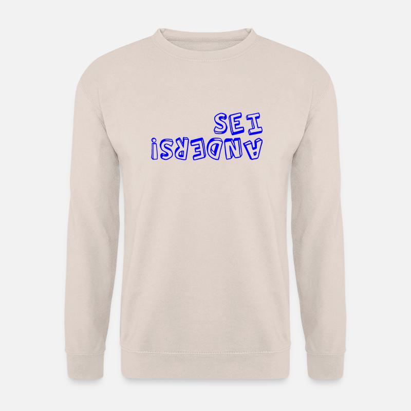 sei anders! - Unisex Pullover - Sand