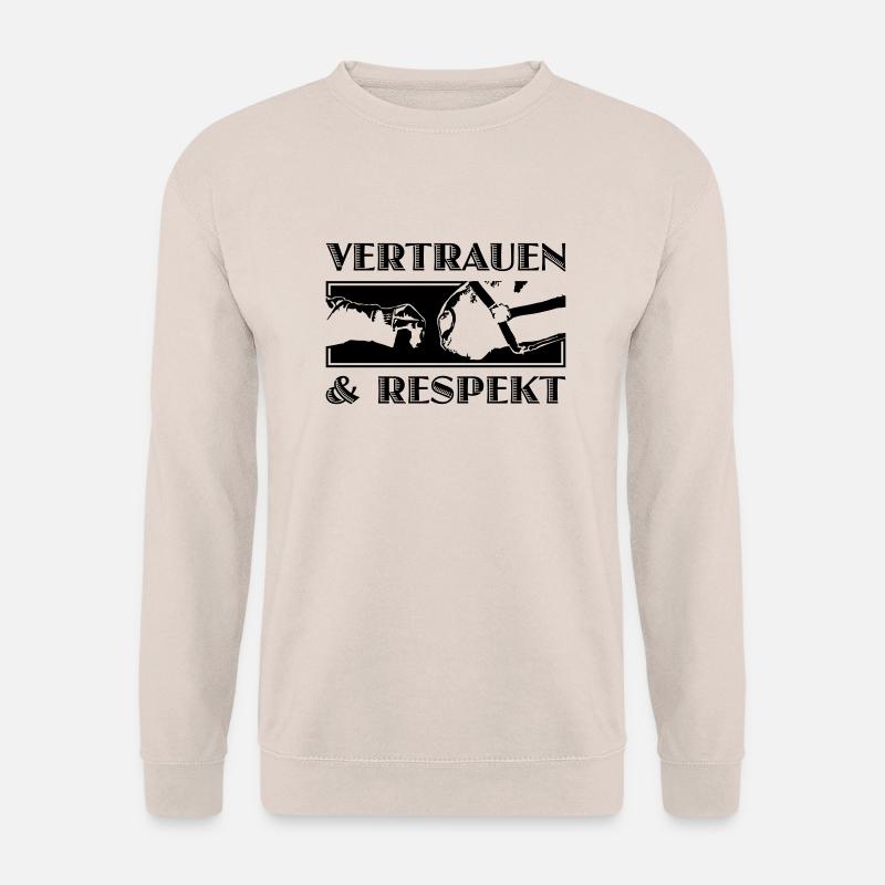 JaC's Vertrauen & Respekt 1 - Unisex Pullover - Sand