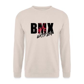 bmx 2_2c - Sweat-shirt Unisexe - sable - Devant - Alina (178cm) & Michal (187cm)