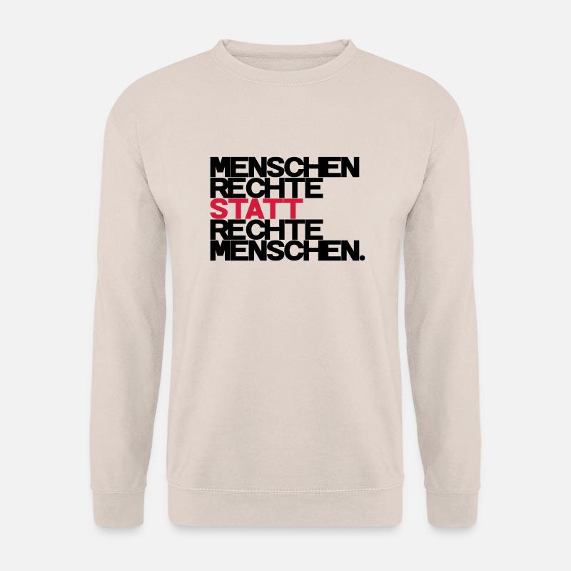 Menschenrechte - Unisex Pullover - Sand
