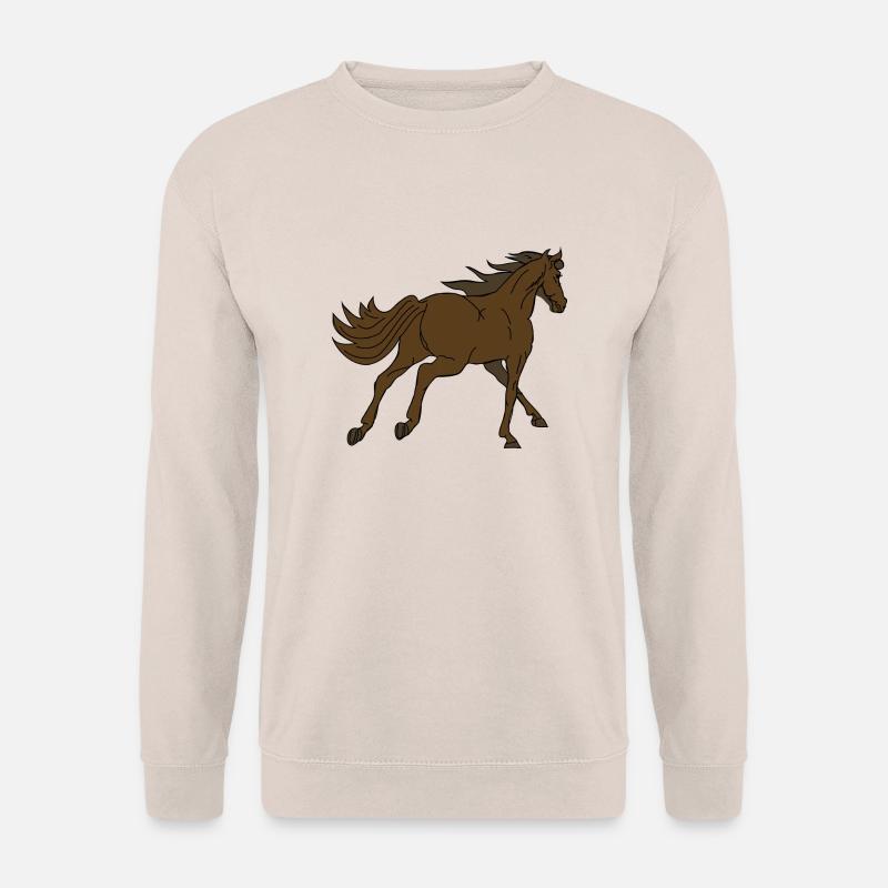 Pferd - Unisex Pullover - Sand