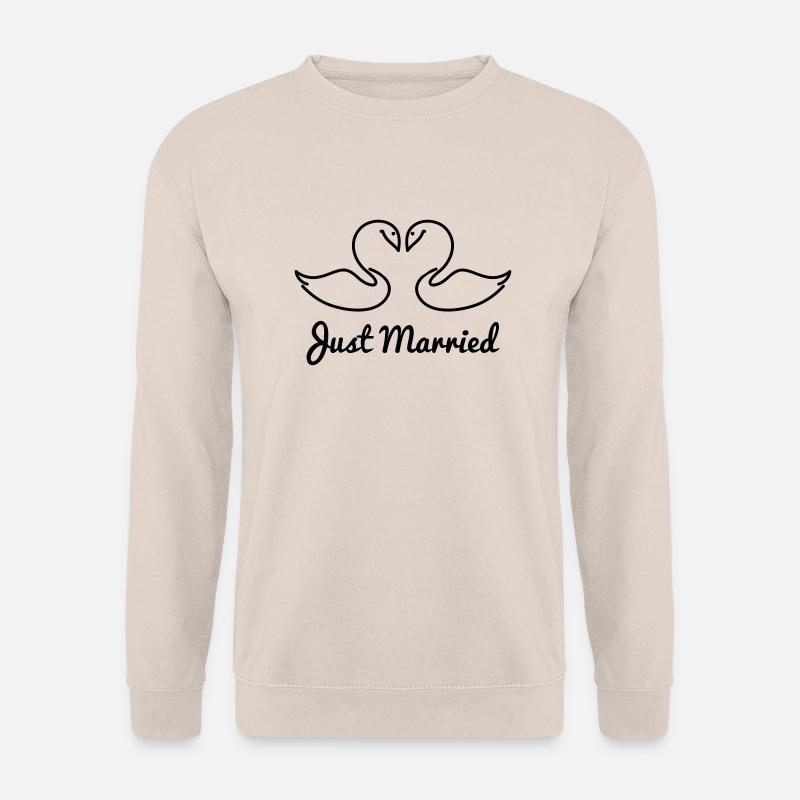 Just Married - Unisex Pullover - Sand