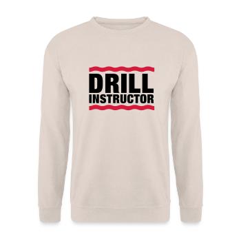 drill_instructor__f2 - Unisex Pullover - Sand - Vorne - Alina (178cm) & Michal (187cm)