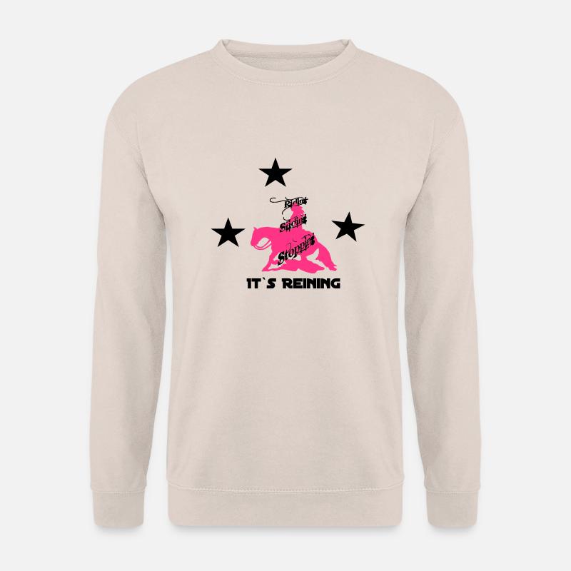 Reining Westernreiter Sliding Stop - Unisex Pullover - Sand