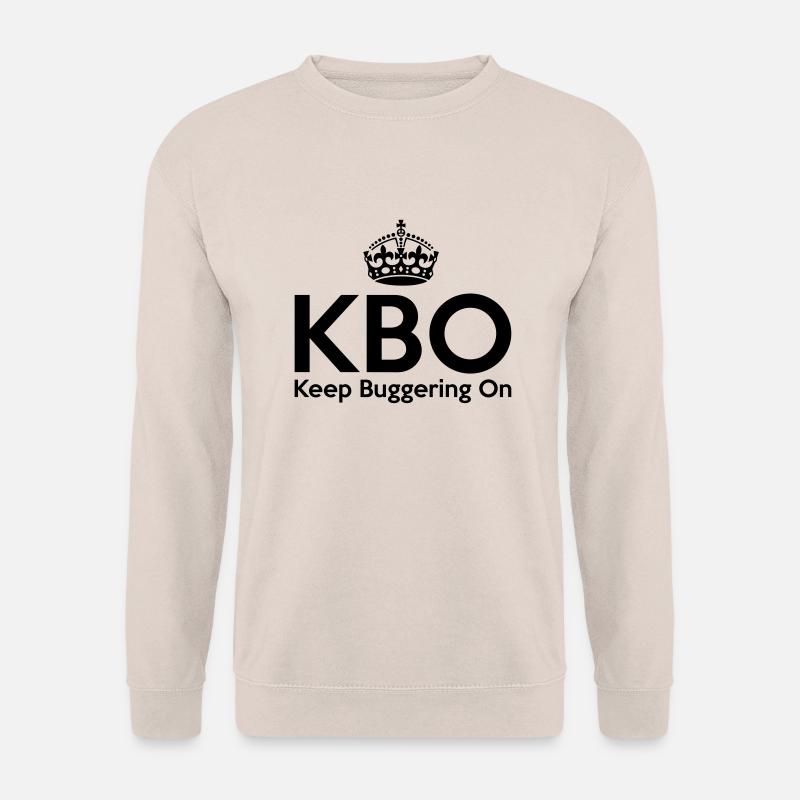 KBO - Keep Buggering on - Unisex Sweatshirt - sand