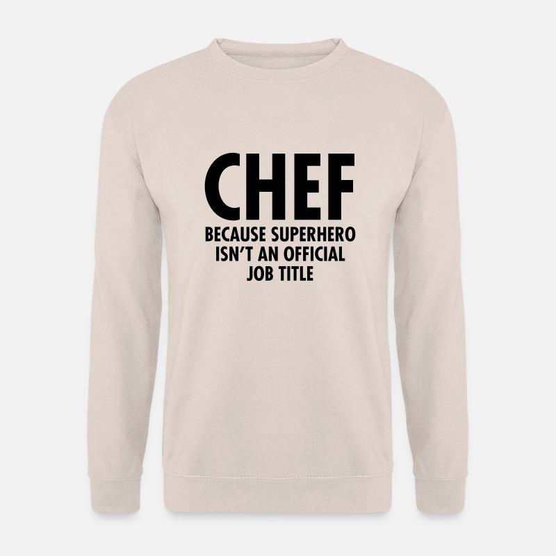Chef - Superhero - Unisex Pullover - Sand