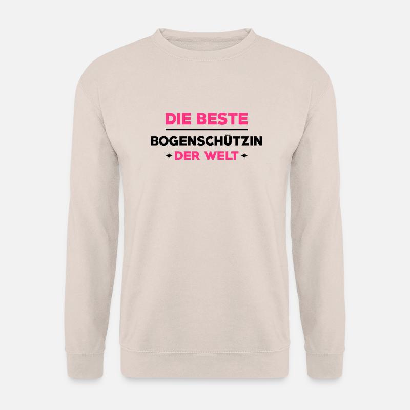 Bogenschießen Bogenschütze Bogenschiessen Bogen - Unisex Pullover - Sand