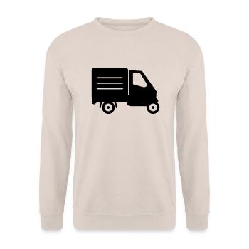 Piaggo Ape - Unisex Pullover - Sand - Vorne - Alina (178cm) & Michal (187cm)