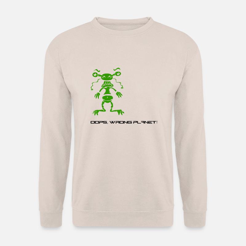 wrong_planet - Unisex Pullover - Sand