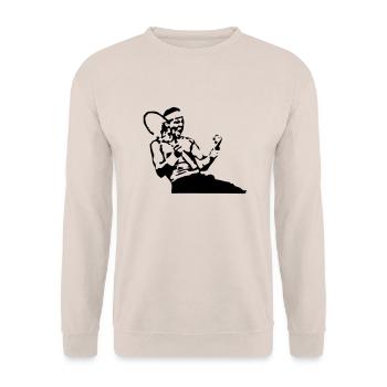 tennis - Sweat-shirt Unisexe - sable - Devant - Alina (178cm) & Michal (187cm)