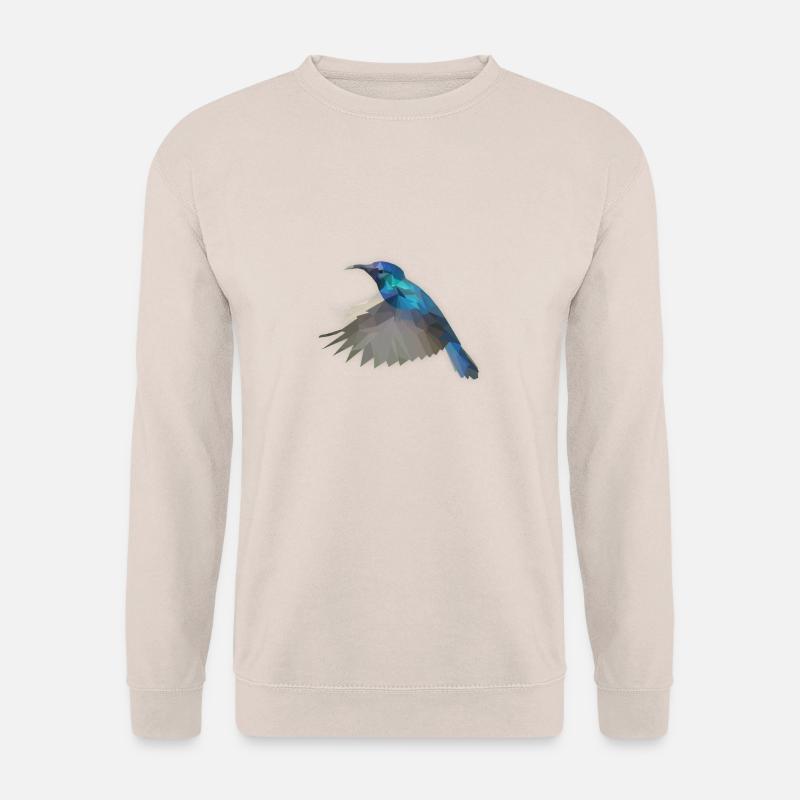 Low Poly Kolibri - Unisex Pullover - Sand