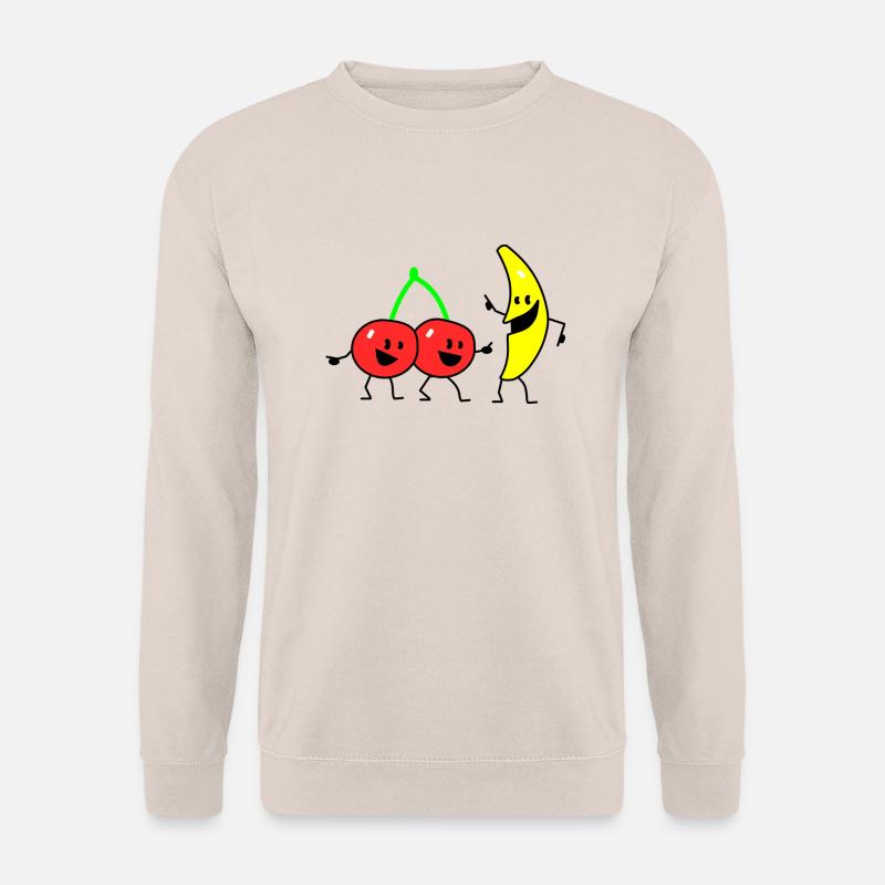 fruit salad two - Unisex Pullover - Sand