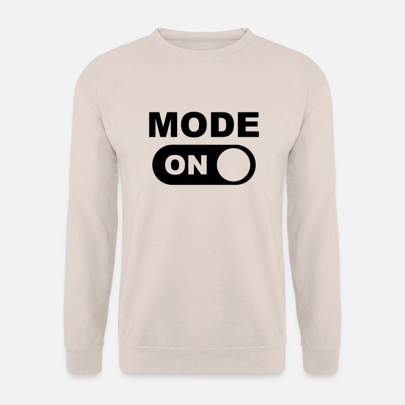Mode On (Muster) - Unisex Pullover - Sand