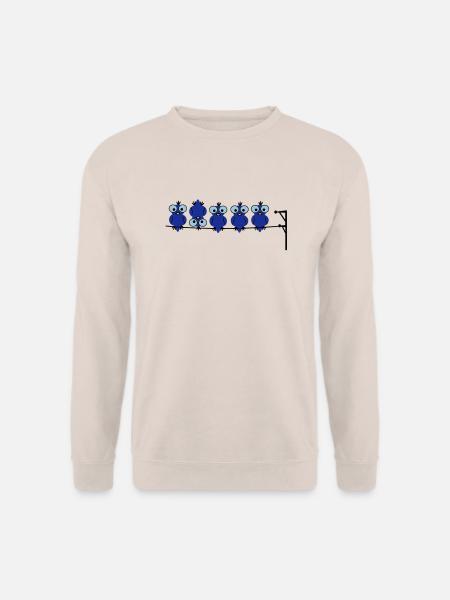 Vogel Kopf - Unisex Pullover - Sand
