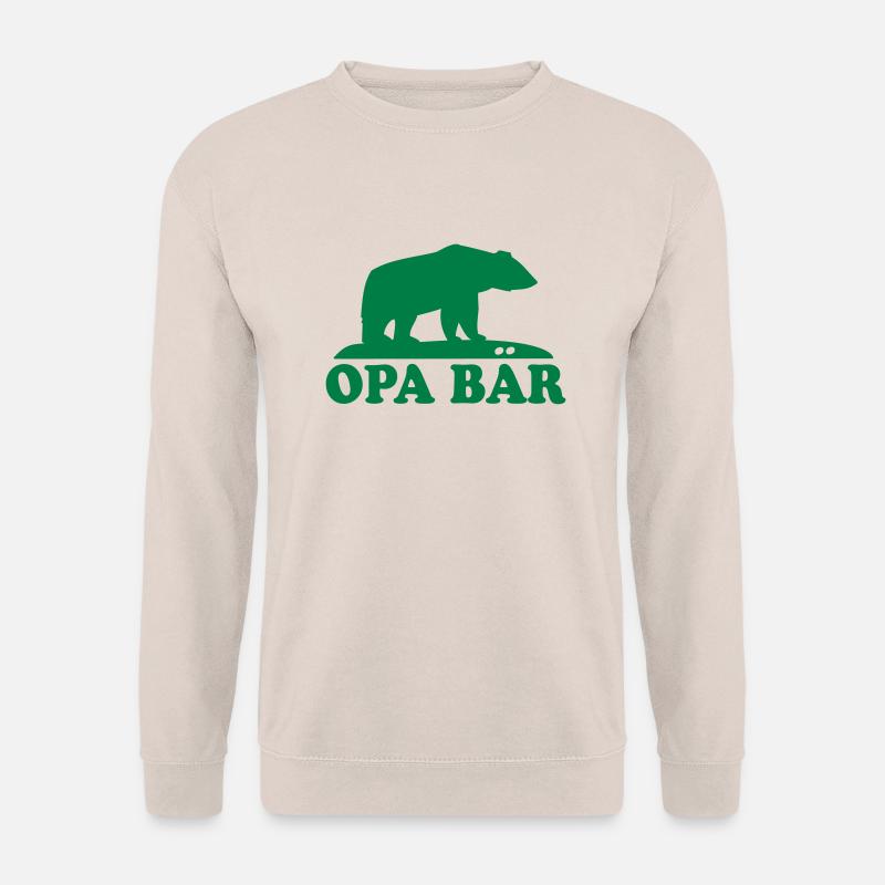 OPA BAER (BÄR) - Unisex Pullover - Sand