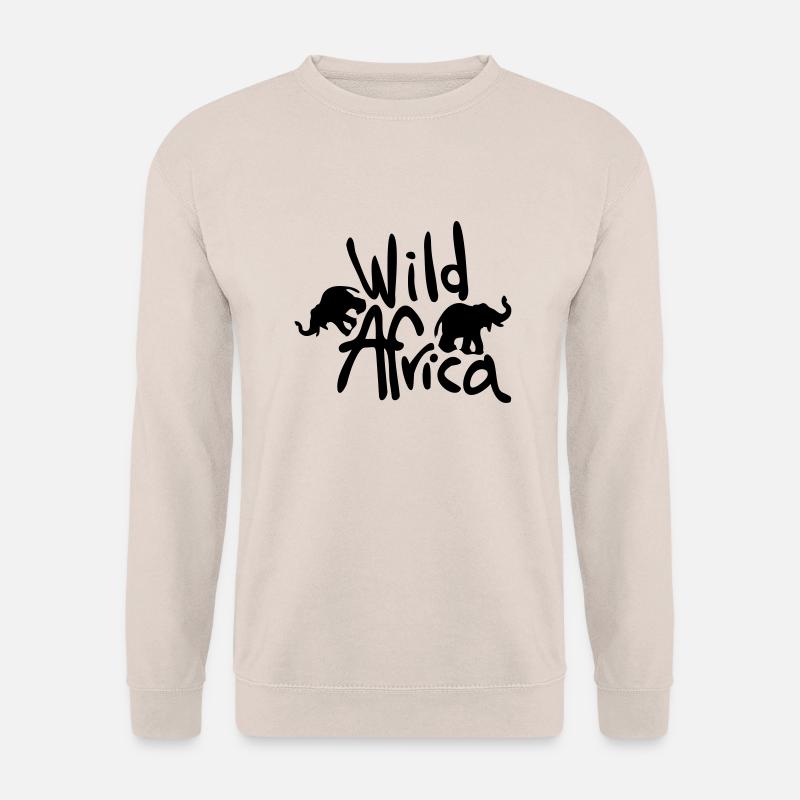 wild_Africa_wild_animals - Unisex Pullover - Sand