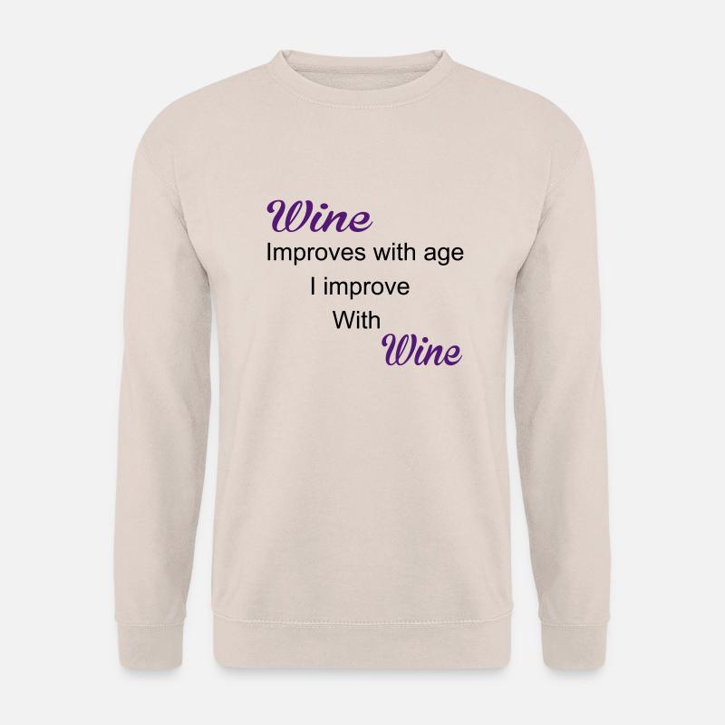 Wine - Unisex Pullover - Sand