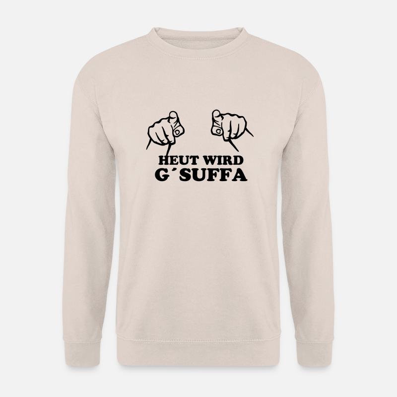 heut_wird_gsuffa - Unisex Pullover - Sand