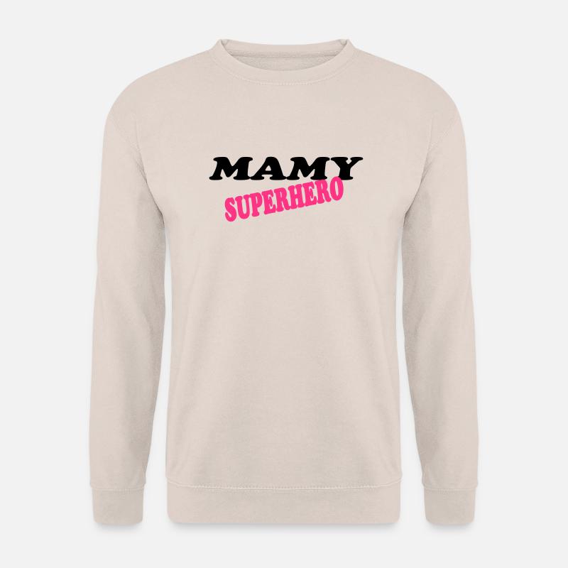 Mamy superhero - Unisex Pullover - Sand