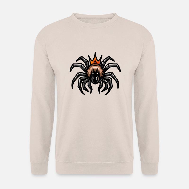 Tarantula Cartoon Krone - Unisex Pullover - Sand