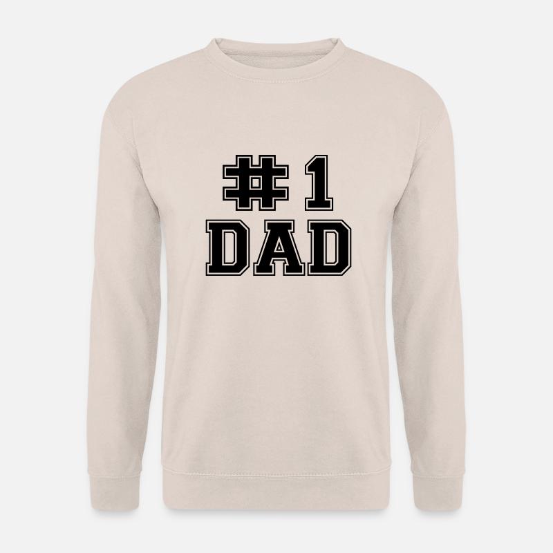 Numer Un papa - Sweat-shirt Unisexe - sable