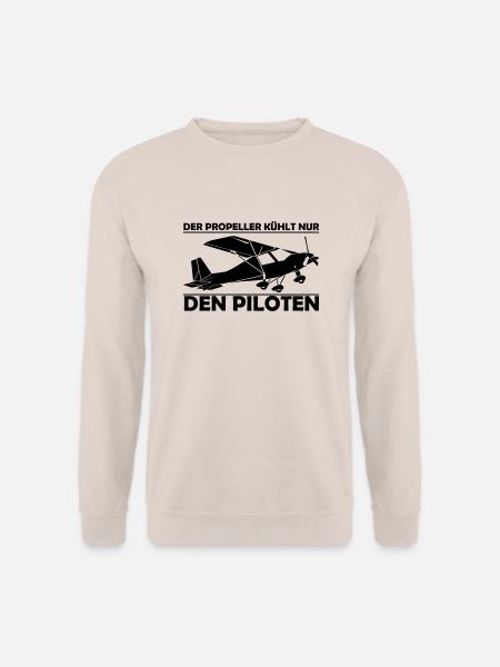 C42 Ultraleichtflugzeug Geschenk - Unisex Pullover - Sand