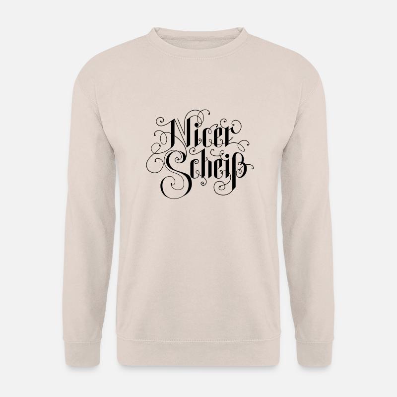 Typo Nicer Scheiß - Unisex Pullover - Sand