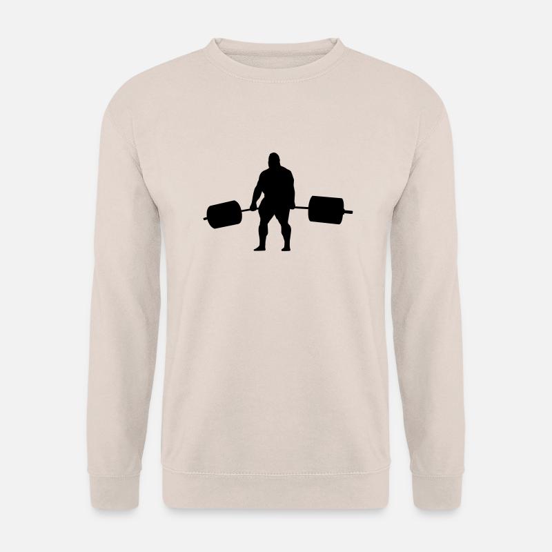 Strongman Deadlift - Unisex Sweatshirt - sand