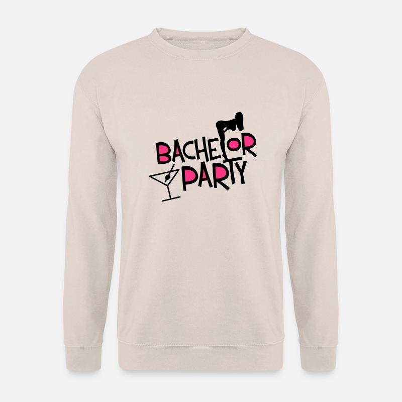 bachelor_party_sekt - Unisex Sweatshirt - sand