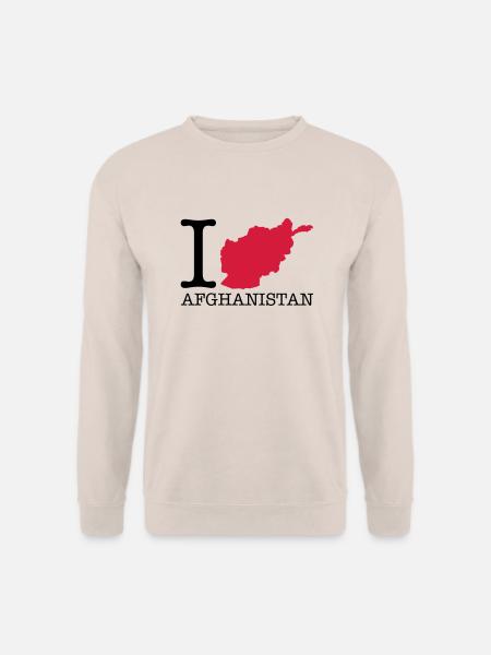 i_love_afghanistan_design_r2 - Unisex Pullover - Sand