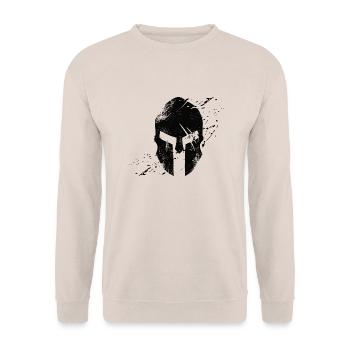 spartan bloody - Unisex Pullover - Sand - Vorne - Alina (178cm) & Michal (187cm)